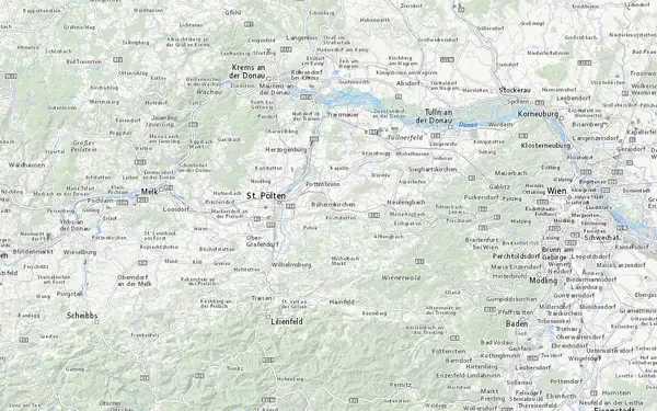 Solarkataster Niederösterreich: Kartenausschnitt aus der Grundblick-Karte